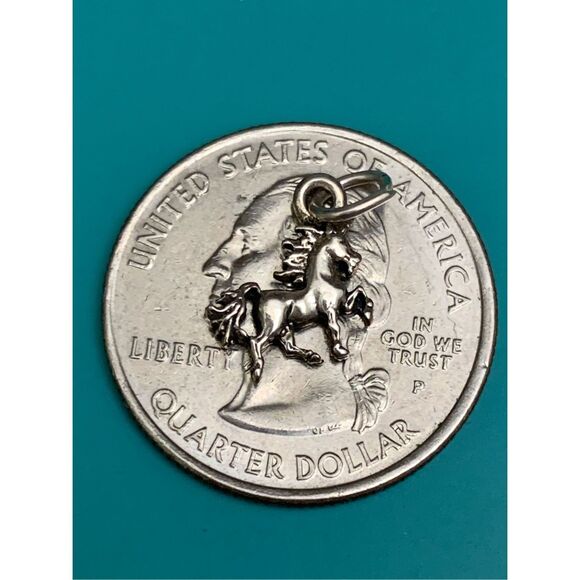 Unicorn Sterling Silver Jewelry Charm #fantasy #mythical - Picture 3 of 3